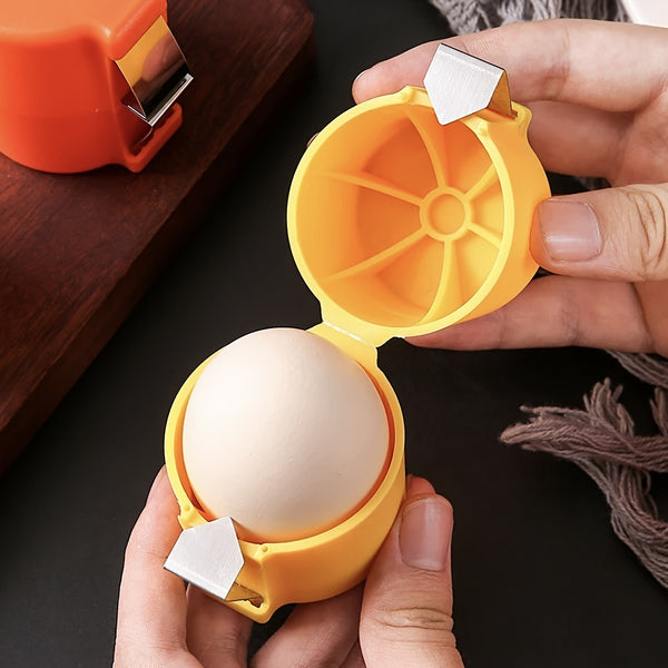 Baking Essentials - Quick Peel & Yolk Divider for Kitchen, Easy-Clean Egg Shell Separator